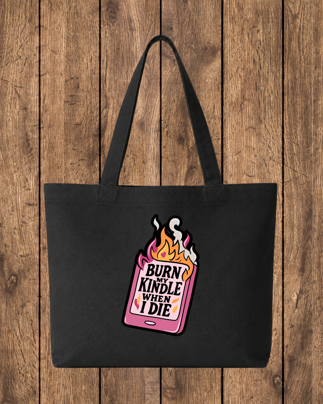Burn My Kindle Tote Bag