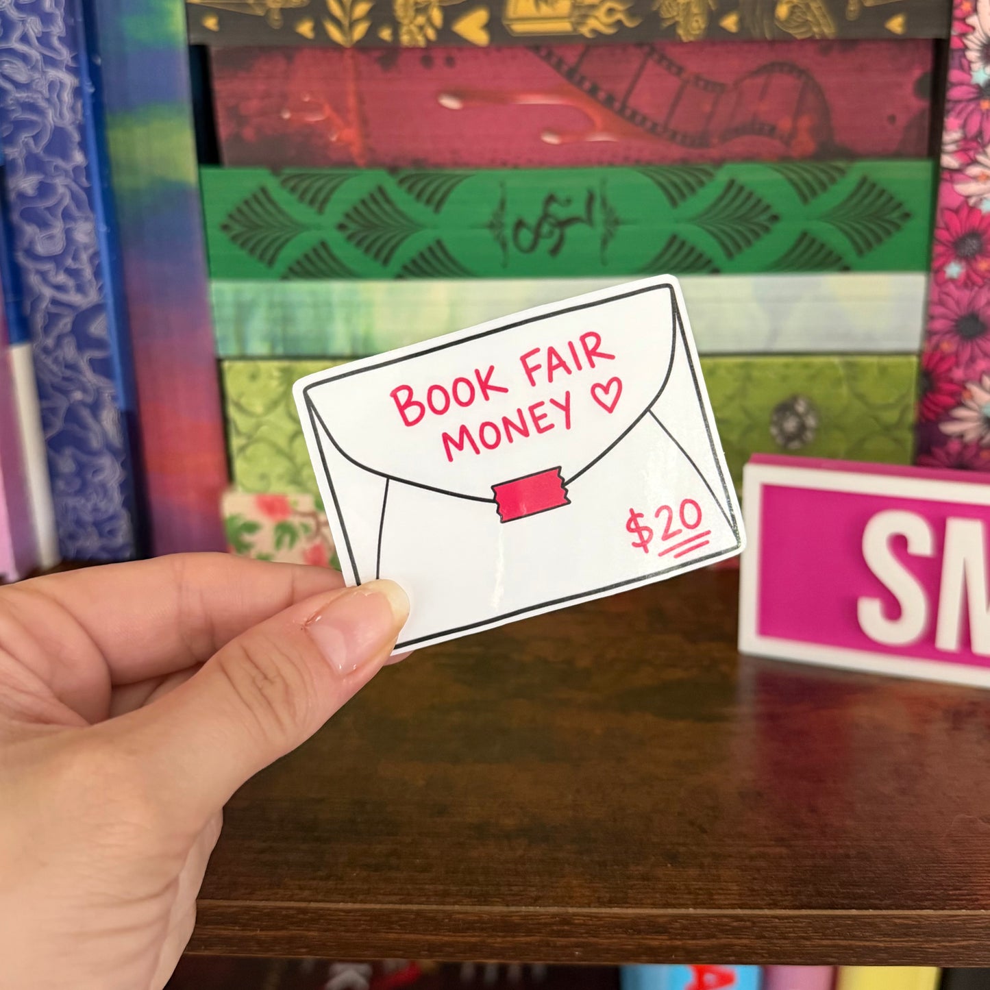 Book Fair Money Sticker