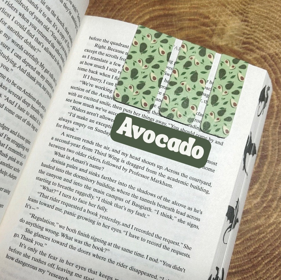 Avocado Magnetic Bookmark