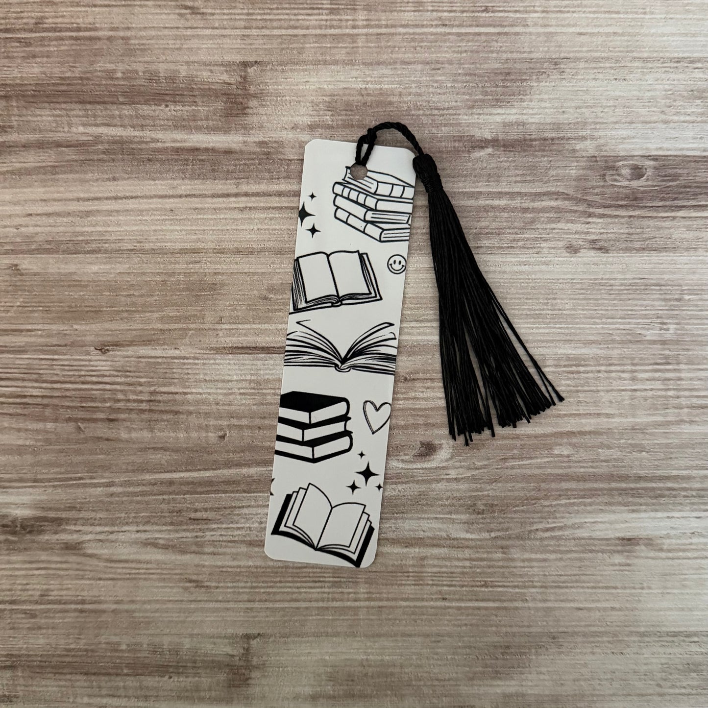 Black & White Metal Bookmarks