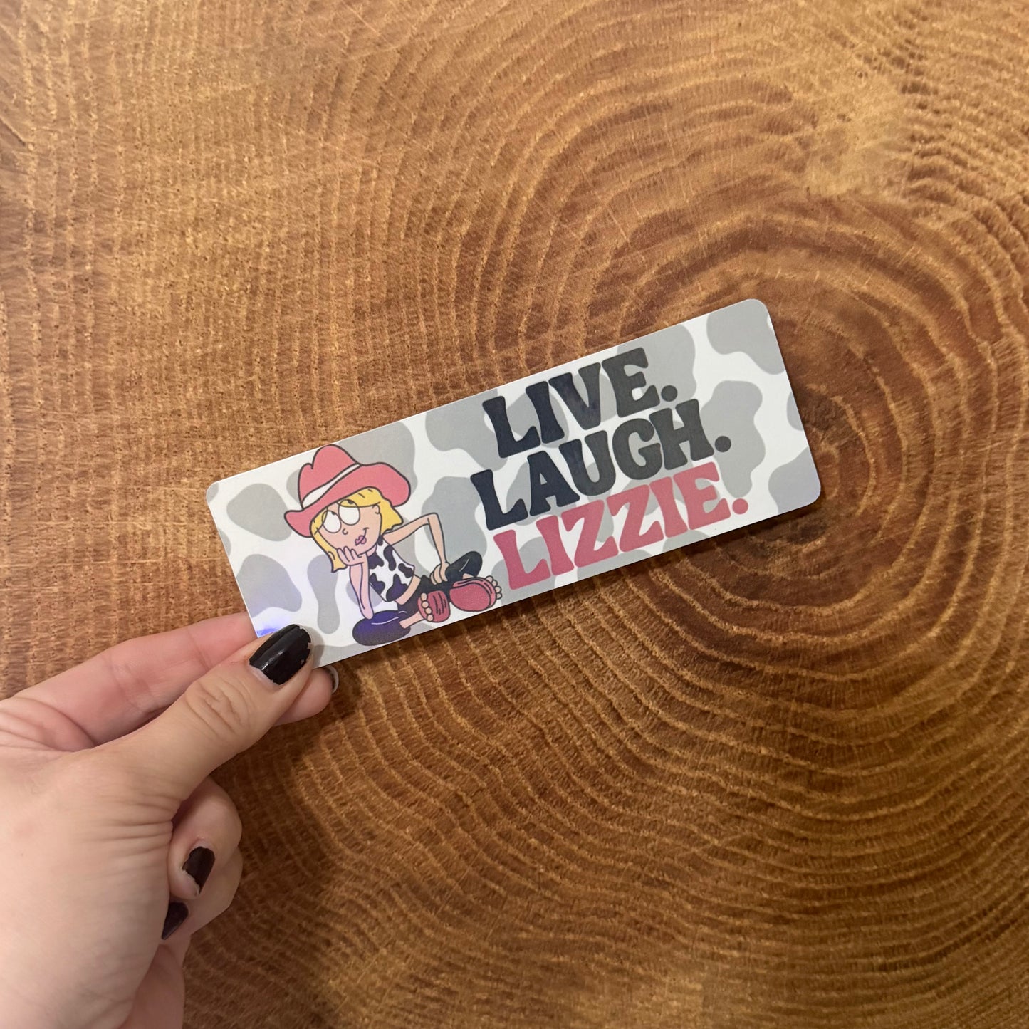 Live Laugh Lizzie Classic Bookmark