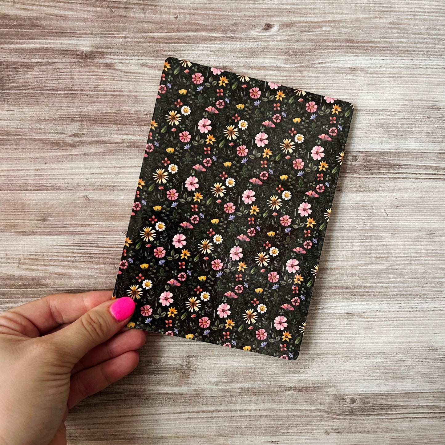 Dark Floral Kindle Insert