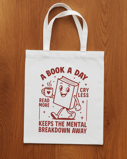 A Book A Day... Tote Bag