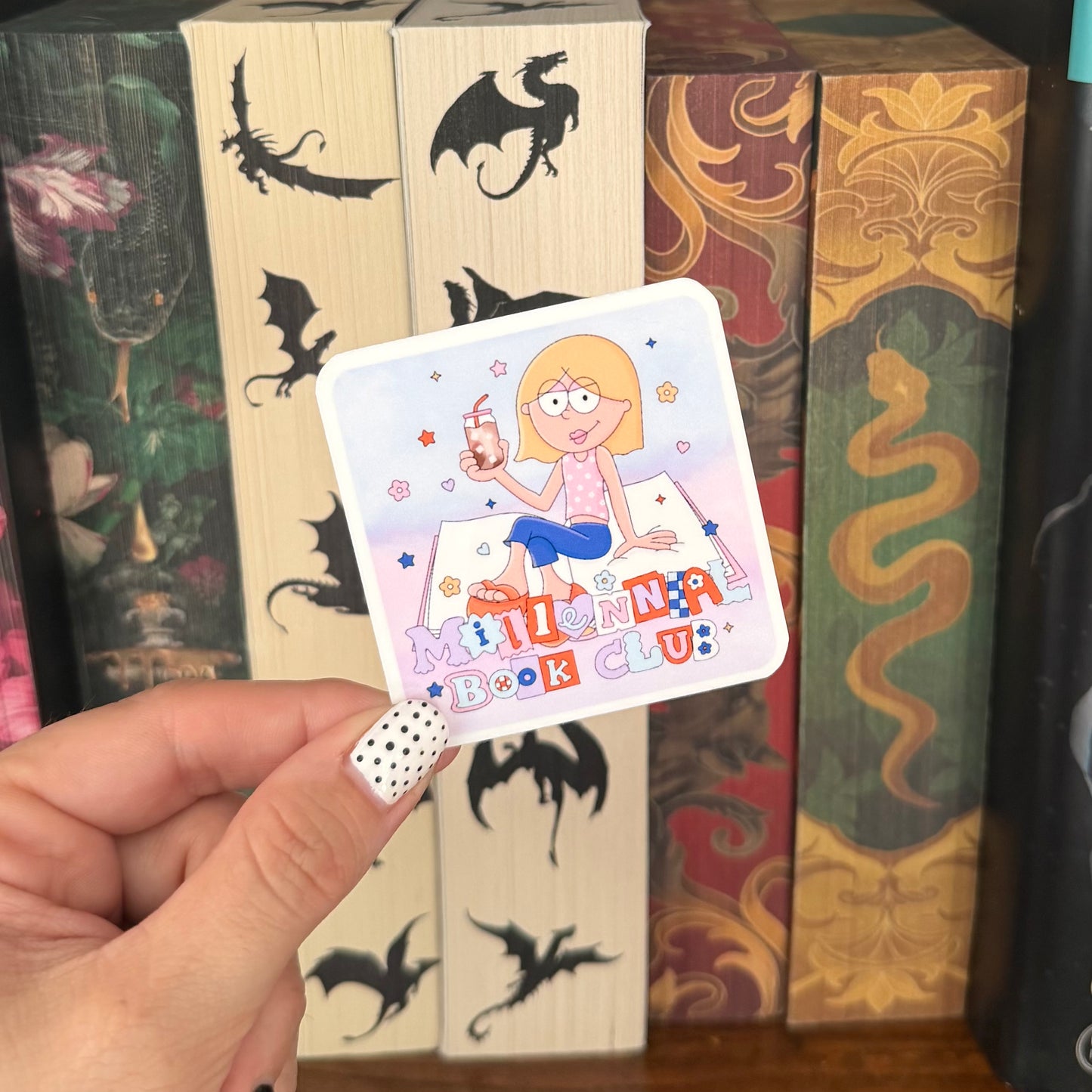 Bookish Lizzie Sticker