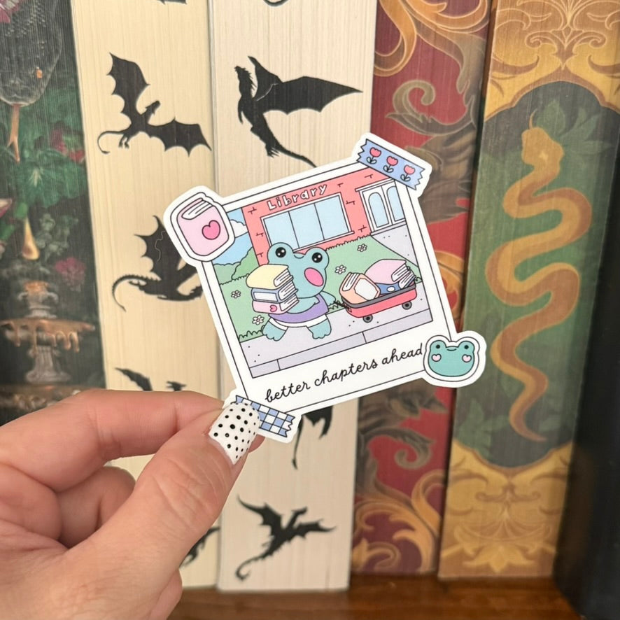 Better Chapters Ahead Sticker