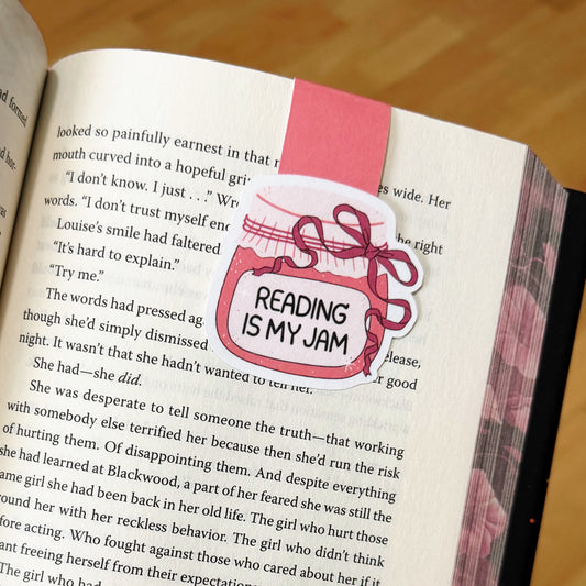 Reading Is My Jam - Magnetic Bookmark