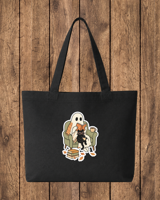 Bookish Ghost Tote Bag