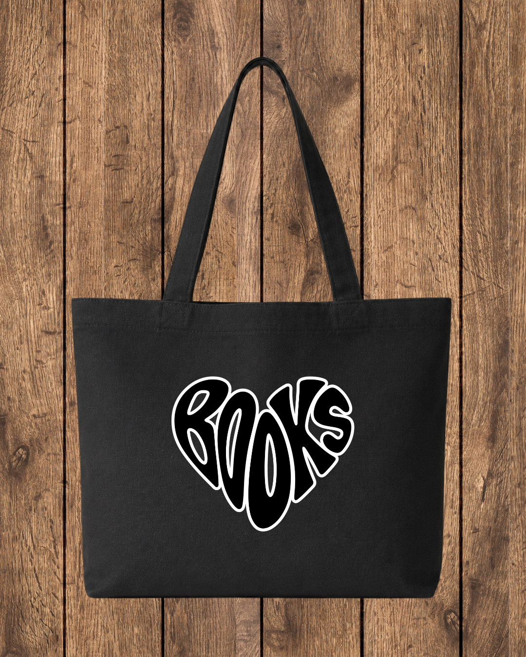 Book Heart Tote Bag