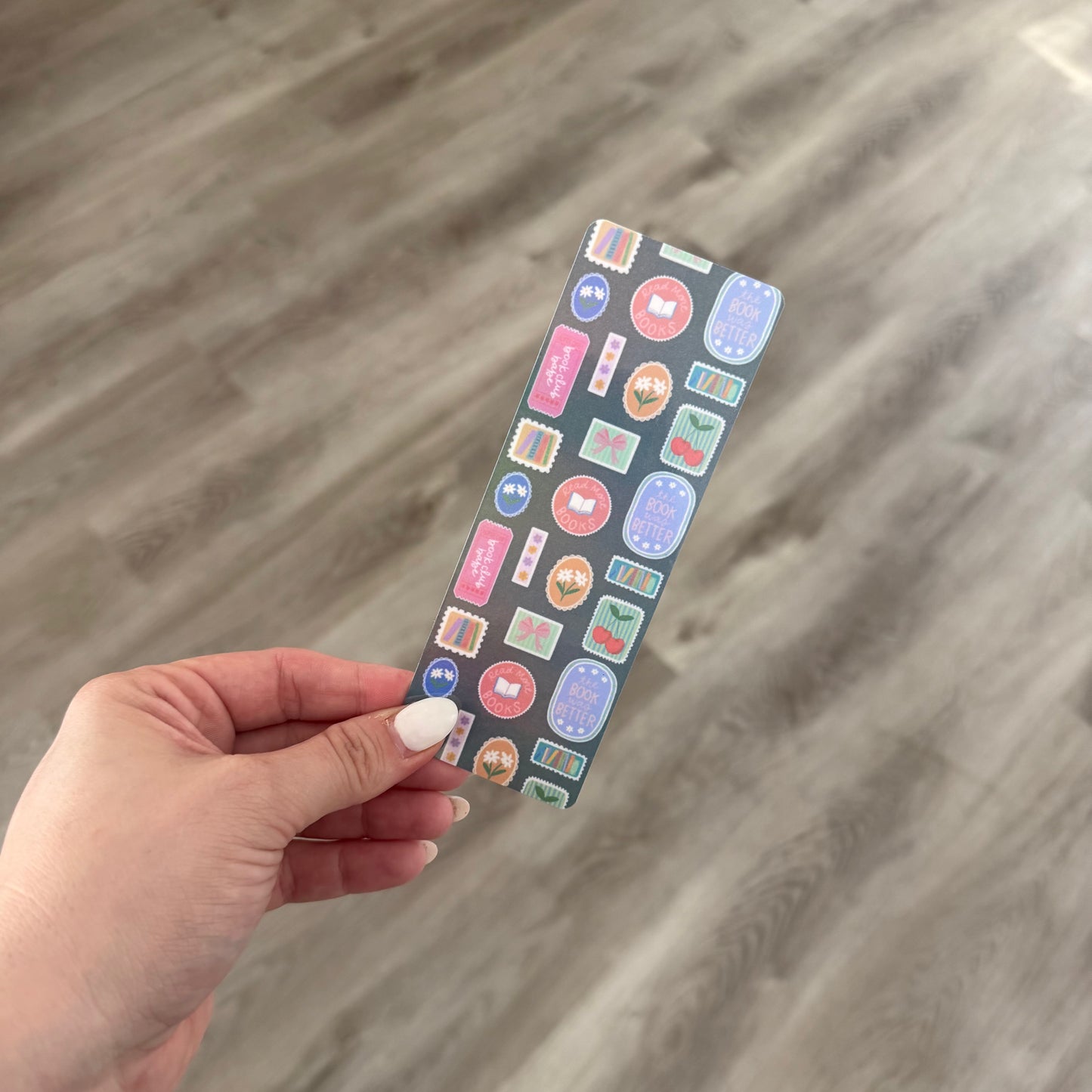 Bookish Stamps Classic Bookmark