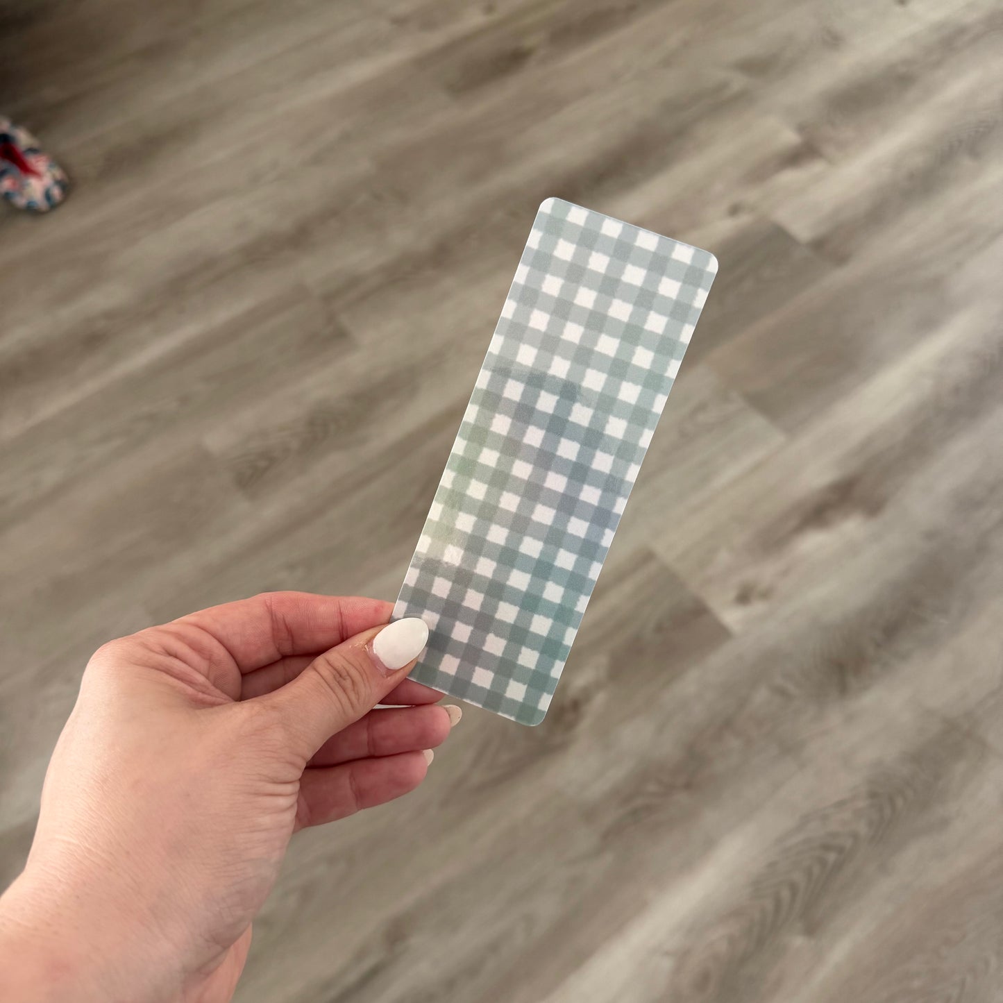 Forest Plaid Classic Bookmark
