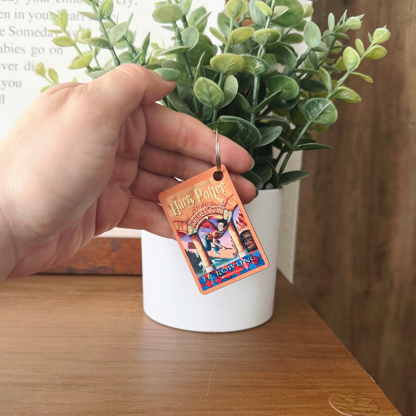 Harry Potter & The Sorcerer's Stone Book Keychain