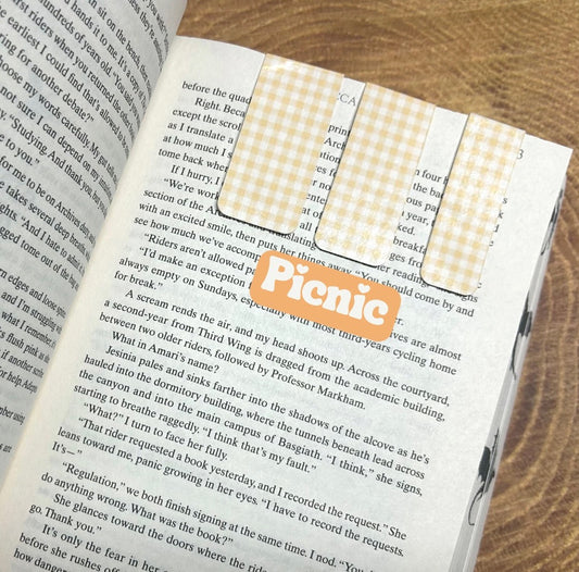 Picnic Magnetic Bookmark