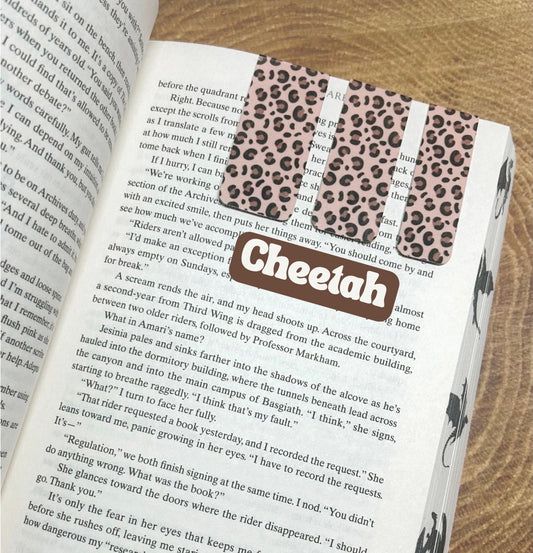 Cheetah Magnetic Bookmark