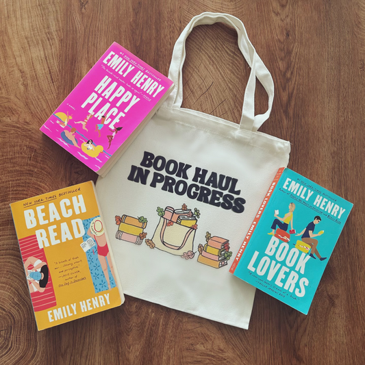Book Haul in Progress - Tote Bag