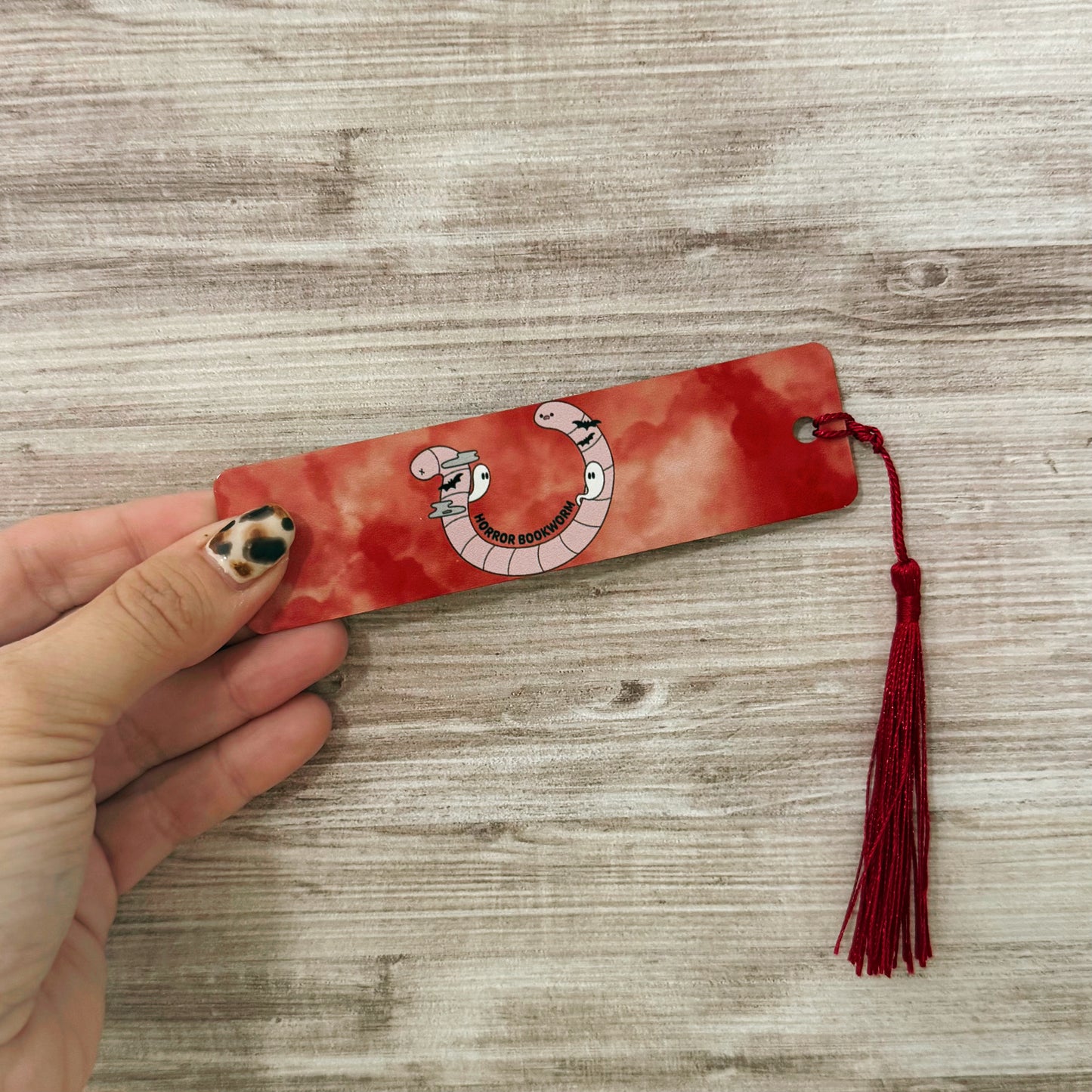 Bookworm Metal Bookmarks
