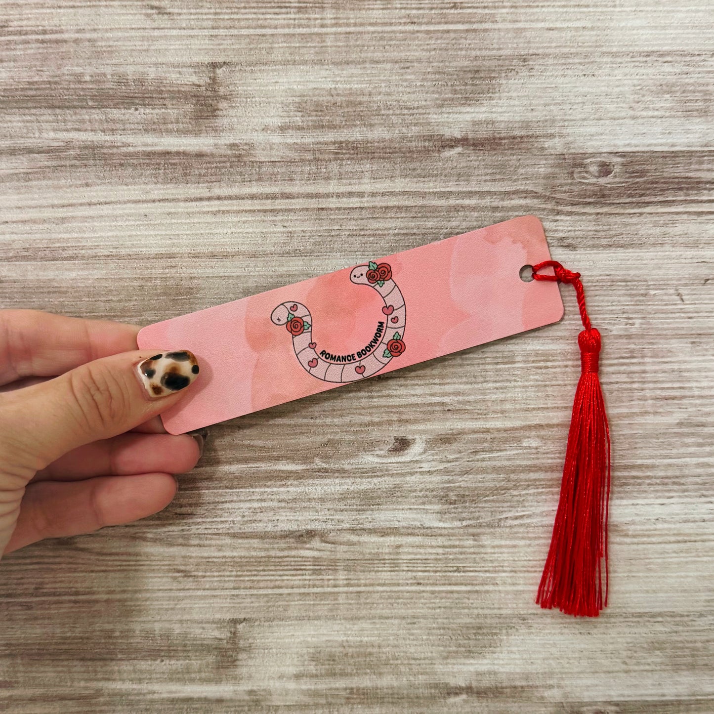 Bookworm Metal Bookmarks