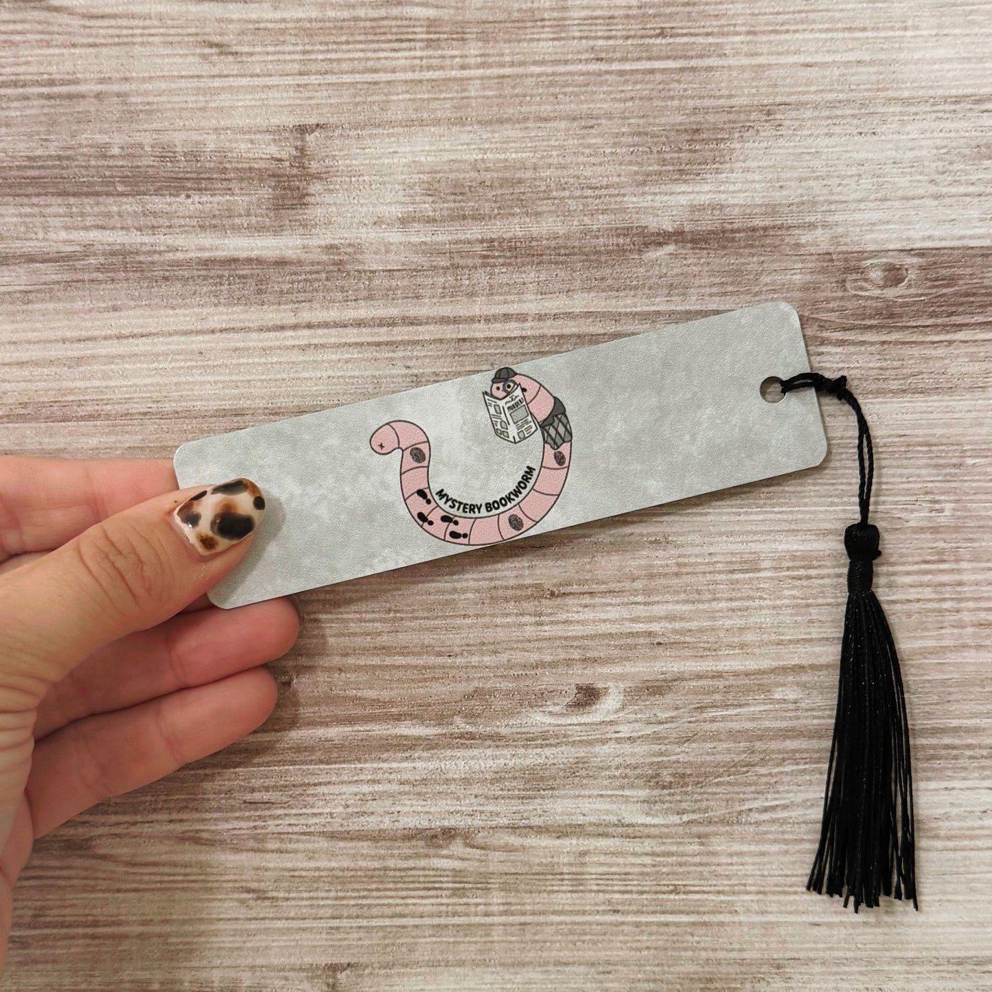 Bookworm Metal Bookmarks