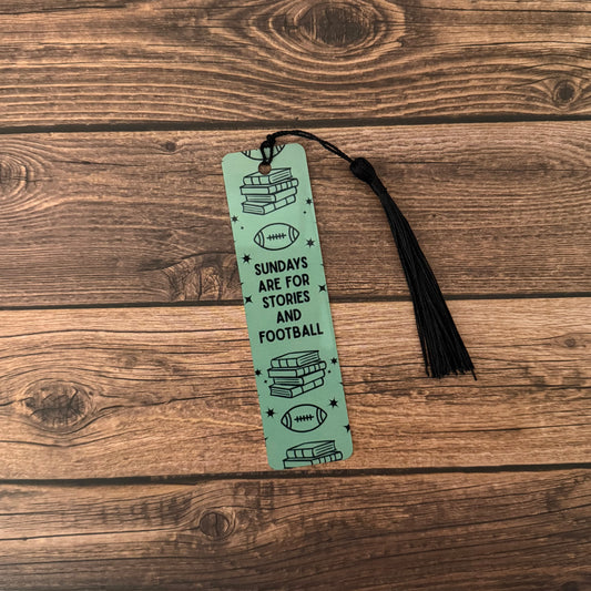 Football Themed Metal Bookmarks