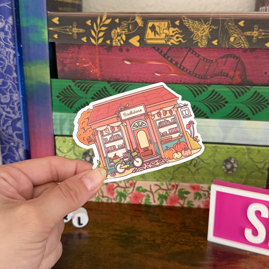 Autumn Bookstore Sticker