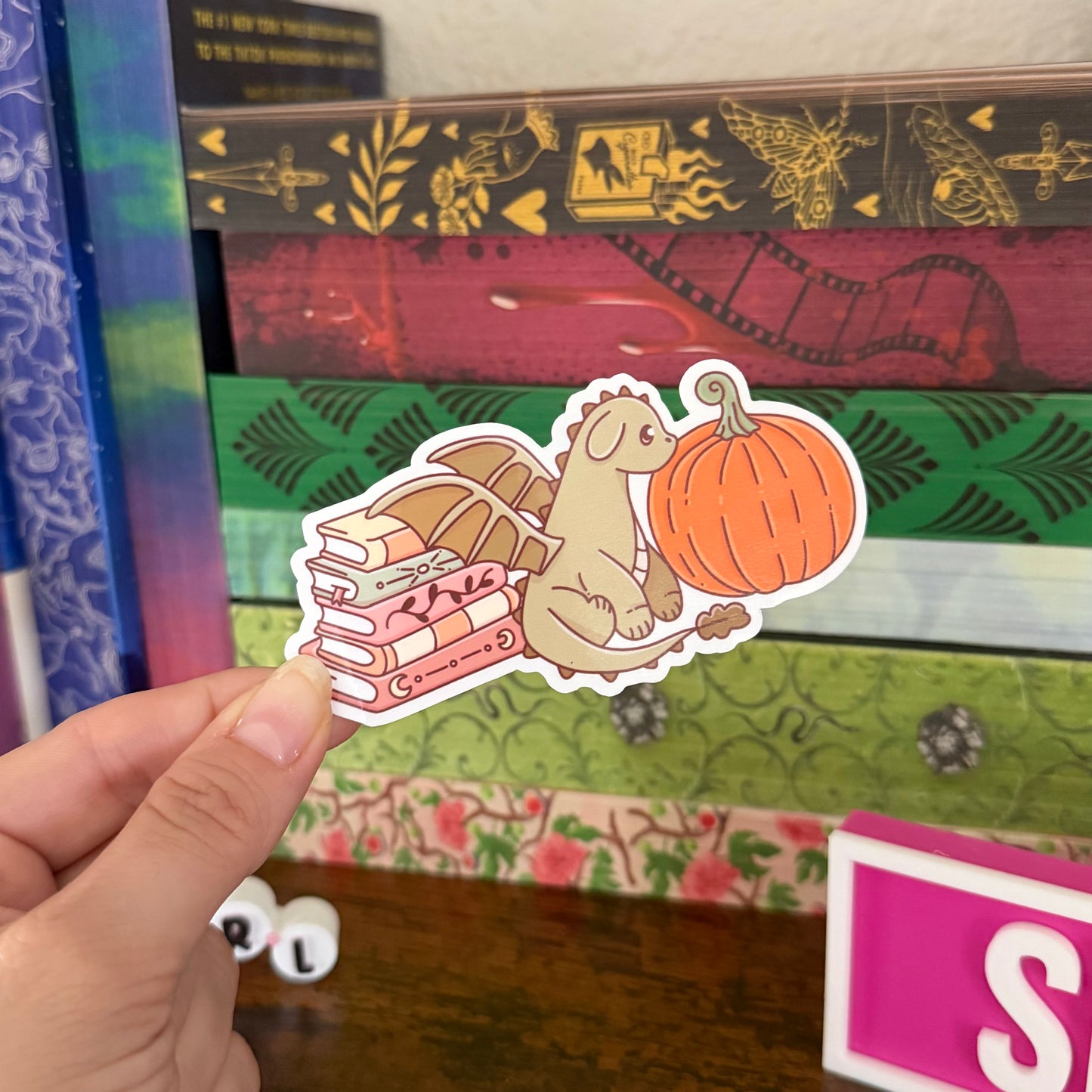 Pumpkin the Dragon Sticker