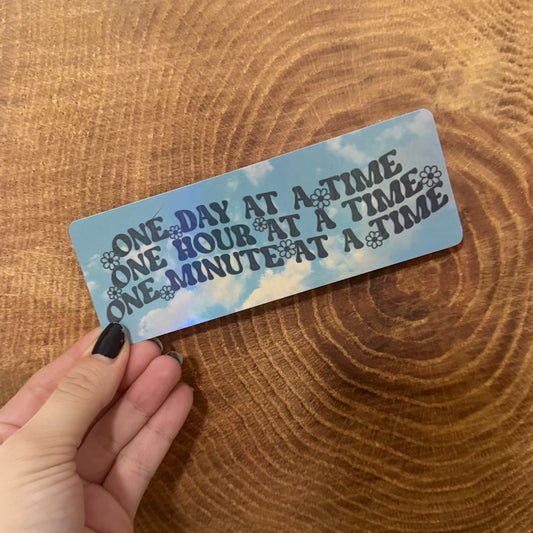 One Day at a Time Classic Bookmark