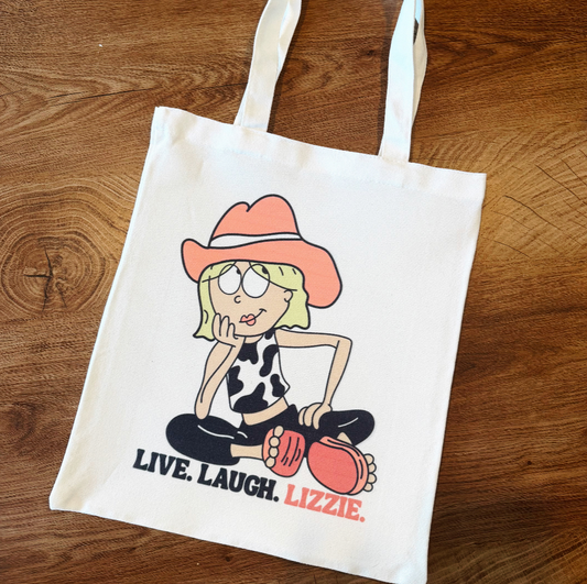Live Laugh Lizzie - Tote Bag