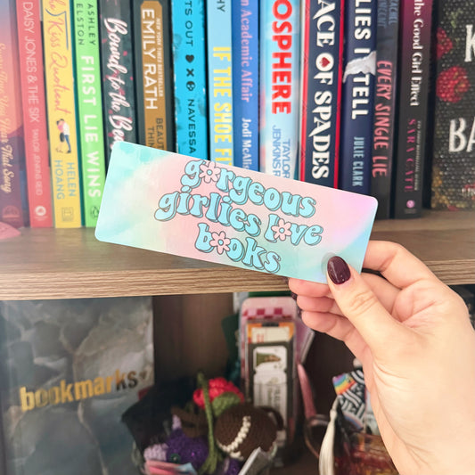 Gorgeous Girlies Love Books Classic Bookmark