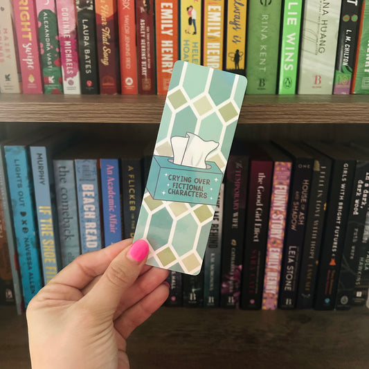 Crying Over Fictional Characters Classic Bookmark