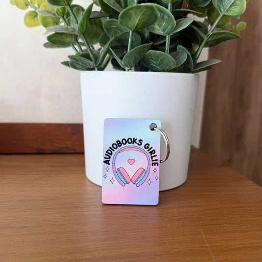 Audiobooks Girlie Keychain