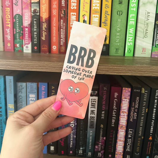 BRB Crying Classic Bookmark