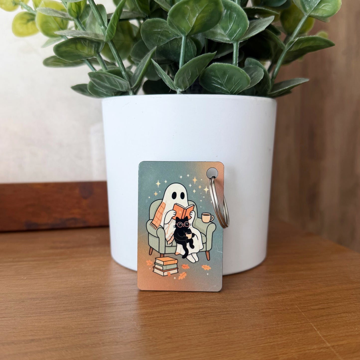 Ghost Read Keychain